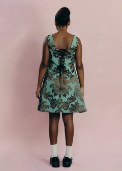 Vestido Chocolate com Menta - Fantasia Celeste