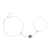 Hand Chain Gota Esmeralda Fusion - comprar online