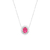 Colar Pingente Topázio Rosa e Moissanite - comprar online