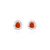 Brinco Oval Coral - comprar online