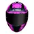 LS2 CAPACETE RAPID FF353 CROMO MATTE BLK/PINK - RACE BIKER
