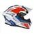 CAPACETE GP TECH PILOT STREAM BRANCO-AZUL - RACE BIKER