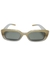 Óculos de sol da moda CÁSSIA- Quadrado/Off e Nude - comprar online
