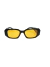 Óculos de sol da moda LYRA/ acetato-amarelo-fosco-retangular