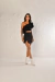 Cropped Waves Preto - comprar online