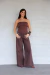 Calça Jeans Marrom - AmoCrop