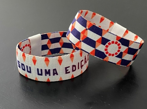 Pulseira Elástica Personalizada -"Sou uma Edição Ilimitada"