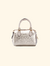 Bolsa de Couro Sagga Mini Baú Metalizado 520 - Move & Co