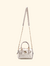 Bolsa de Couro Sagga Mini Baú Metalizado 520 - comprar online