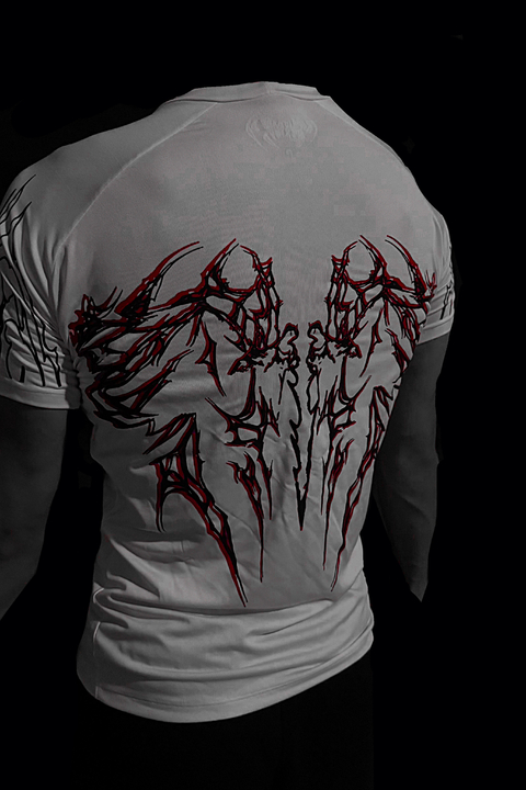 CAMISA DE COMPRESSÃO VOID OF THE SHADOW ( BRANCO E VERMELHO ) - buy online