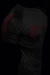 CAMISA DE COMPRESSÃO VOID OF THE SHADOW ( PRETO E VERMELHO ) na internet