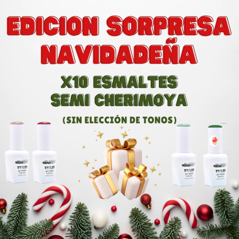 EDICIÓN SORPRESA NAVIDEÑA CHERIMOYA – x10 Esmaltes - comprar online