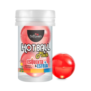 Bolinha Sex Shop Hot Flowers Explosiva Hot Ball Plus Função Esquenta e Esfria