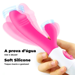 Vibrador Feminino Ponto G 10 Modos De Vibração com Massageador Clitoriano Female Victoria Duo - One Sex
