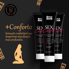 Kit Sex Shop Plug Anal Pequeno Tamanho P + Lubrificante Íntimo 50g + Lubrificante Anal Sex Comfort - One Sex + Preservativo Prudence + Ducha Íntima