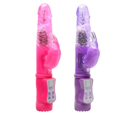 Vibrador Feminino Varinha Mágica Massageador Corporal + Vibrador Rotativo com Estimulação Clitoriana