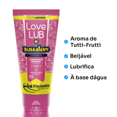 Kit Lubrificante Íntimo Love Lub Bubbalove 4 Und La Pimienta 60g Menta, Morango, Tutti Frutti e Ice