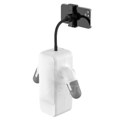 Masturbador Masculino Lanterna Station Máximus com Suporte p/ celular 10 Vibrações e Aquecimento