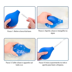 Kit Sex Shop Plug Anal Grande Tamanho G + Lubrificante Íntimo 50g + Lubrificante Anal Sex Comfort - One Sex + Preservativo Prudence + Ducha Íntima