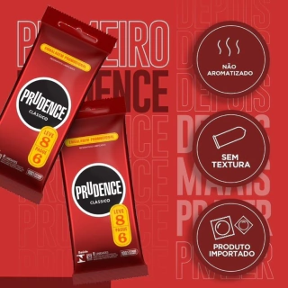 KIT - 16 Preservativos Clássico - Prudence