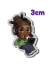 Imagem do Pins para chaveiro shaker Enigma do Medo