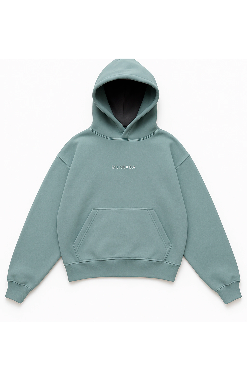 Hoodie Boxy Fit Celeste