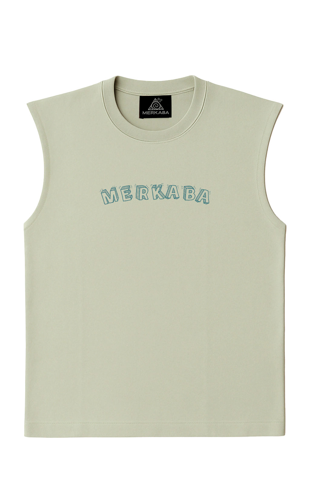 Musculosa Merkaba Verde Seco