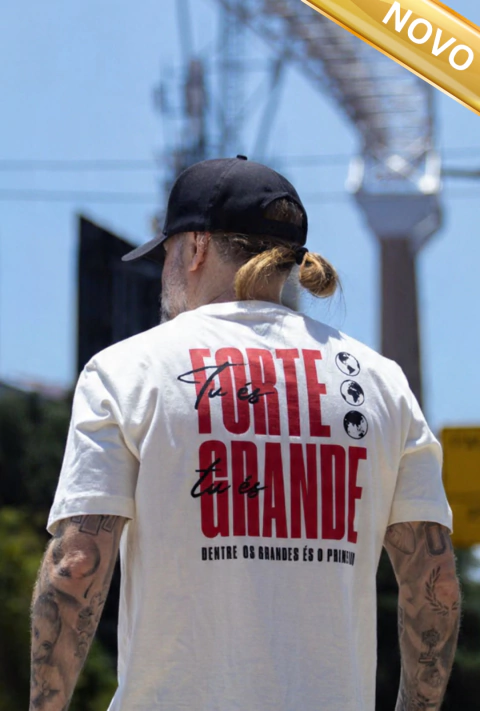 Camiseta São Paulo | TU ÉS FORTE (Produto Licenciado SPFC) - Zé Carretilha - comprar online