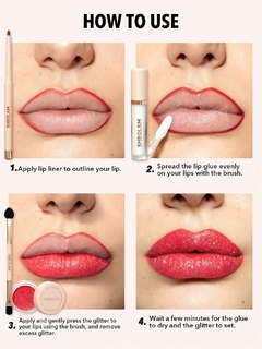 SHEGLAM-Lip Dazzler Glitter Kit-Debutante - tienda online