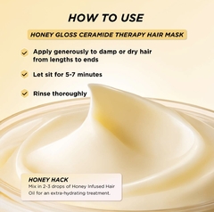 Gisou- Honey Gloss Ceramide Therapy Hydrating Hair Mask