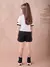 SHORTS JEANS BLACK COM STRASS MOMI - Doce Dedê