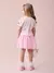 CONJUNTO BLUSA HELLO KITTY COM SAIA TULE MOMI - Doce Dedê