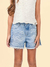 SHORTS JEANS COM STRASS ANIME