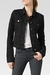 Campera Entallada Negra Elastizada