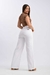 Wide Leg Blanco - Rigido con Bolsillos - comprar online