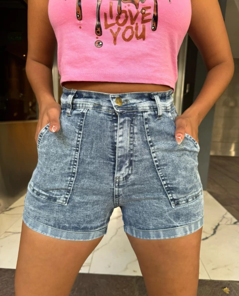 SHORT SEMI ELASTIZADO H- - comprar online