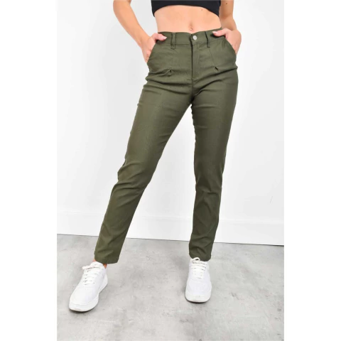 Pantalon sastrero verde militar MU - comprar online