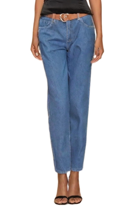 MOM Recto Rigido - Azul Claro - - comprar online