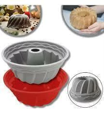 Forma de Silicone Espiral Para Bolo,Pudim 24 x 10 Cm JFZ