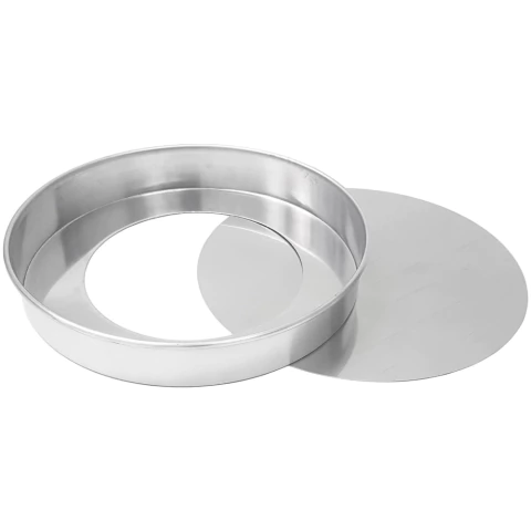 Forma De Bolo Redonda Com Fundo Removível Altura de 5 Cm Diâmetro:27 x 5 Cm