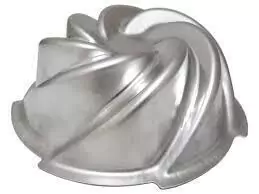 Forma Decorada Vulcão Em Alumínio Rafisa Medida:21 x 8,0 Cm