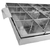 Aro Cortador De Brownie 20 Cav 6x6x4 Cm Com Assadeira Roldan - comprar online