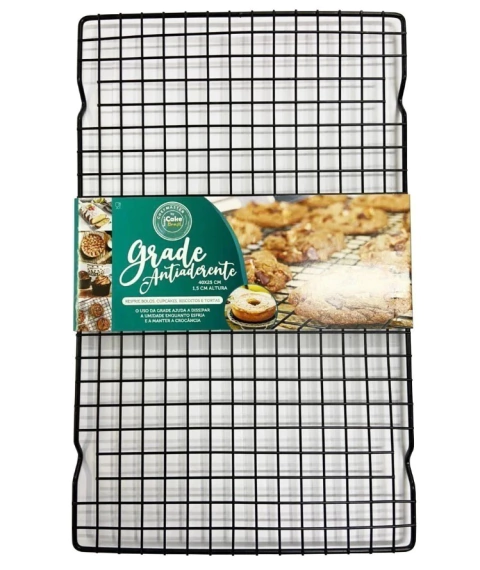 Grade Antiaderente para Resfriar Bolos e Doces 40 X 25 Cm