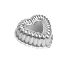 Forma Ballerine Coração Jacque Em Alumínio Caparroz