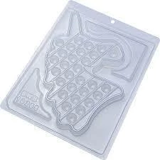 Forma Acetato Bombom Pop It Fidget Toy Unicòrnio BWB