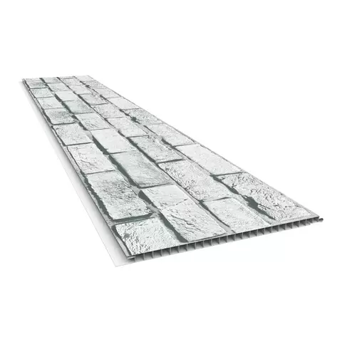 Sob Encomenda Revestimento Vinilico Tijolo Rustic Weiss PVC 2,70 Metros Plasbil Placa REVID 250mm X 10mm