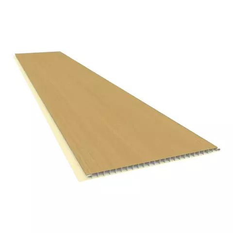 Sob Encomenda Revestimento Vinilico Madeira Nobre Tauari PVC 2,70 Metros Plasbil Placa REVID 250mm X 10mm