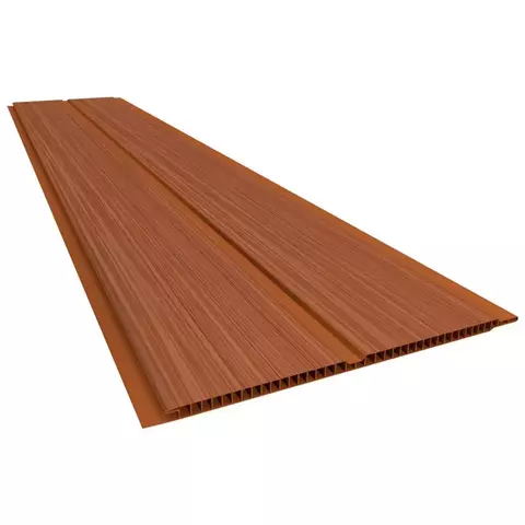 Forro PVC Cerejeira Frisado 6 Metros Plasbil Double Fris Versati E6 200mm X 7mm