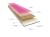 Revestimento Vinilico Madeira Golden Sunset PVC 4 Metros Plasbil Placa REVID 250mm X 10mm Sob Encomenda - Ampliarte Forro PVC