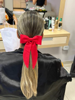 Presilha com fecho | Laço Grande em linho Charlotte | 1 unidade | adulto - Teteinha Baby & Kids